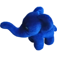 Logo: Slonik the PostgreSQL elephant plushie